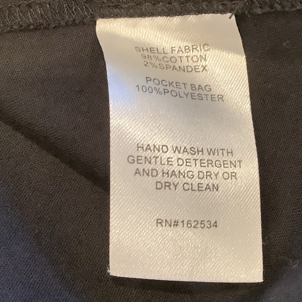 Emily McCarthy Dress Stella Med Black V-Neck 3/4 Sleeves Cotton Ruffle Collar - Picture 6 of 6